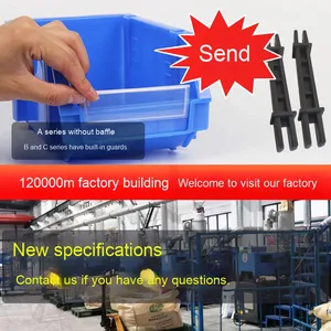 Đa có kích thước dày nhựa hộp lưu trữ, hội thảo phần cứng cửa hàng hộp lưu trữ, Stackable và treo kệ công cụ thành phần lưu trữ - Product Image 3