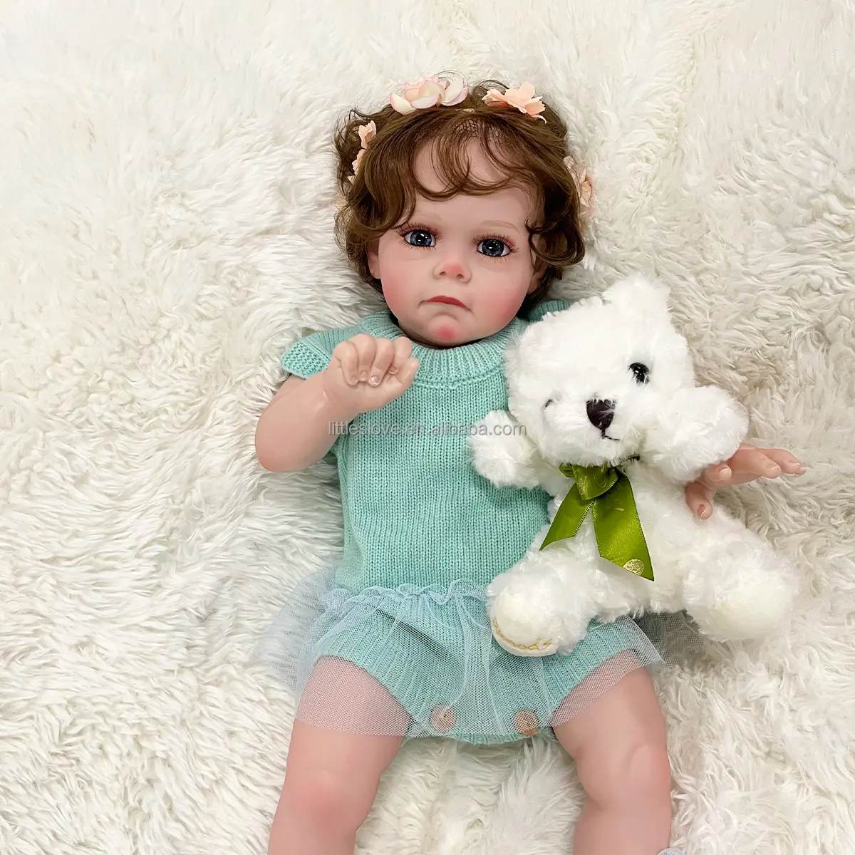 Muñeca de bebé Reborn de silicona realista de 60cm, muñecas de princesa Maggie para niñas, regalo de cumpleaños para niños