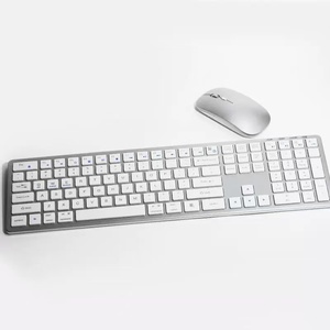 Combo de teclado y ratón inalámbricos, teclado BT inalámbrico recargable para iPad Pro 9,7 - Product Image 2