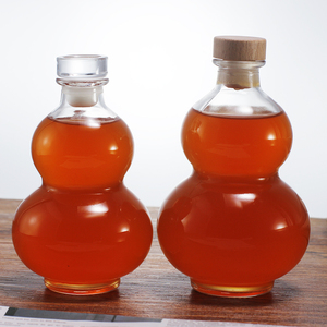 Kiểu dáng đẹp trái cây rượu vang pha chế sữa trà thủy tinh chai lạnh Brew với vít cap bền bầu uống cup màn hình in 375ml/500ml - Product Image 5