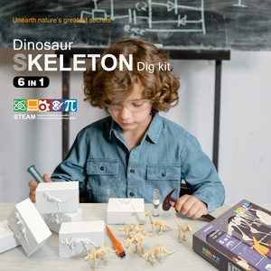 Hot Selling <strong>Dinosaur</strong> Skeleton <strong>Set</strong> <strong>Fossil</strong> Digging Kit Model Educational Realistic Dig Kit <strong>Toys</strong> - Product Image 2