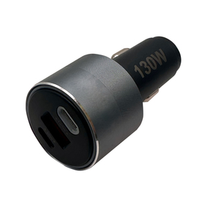 Adaptador de cargador de coche de carga rápida USB tipo C universal de 3 puertos Salida de alimentación de 130W para iPhone Múltiples dispositivos compatibles con PD 3,0 - Product Image 1