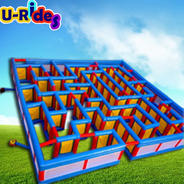 Multi colors Custom made sport game inflatable maze game inflatable haunted maze for amusement park