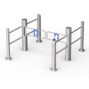High Security Facial Recognition Swing Turnstile <strong>Access</strong> <strong>Control</strong> <strong>System</strong> Automatic Barrier Gate Brushless Motor for Supermarket - Product Image 2
