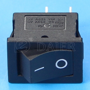 KCD1-2-101 6A 250VAC ON OFF 2 pozisyon 2PIN Mini CQC Rocker anahtarı Soken anahtarı - Product Image 4