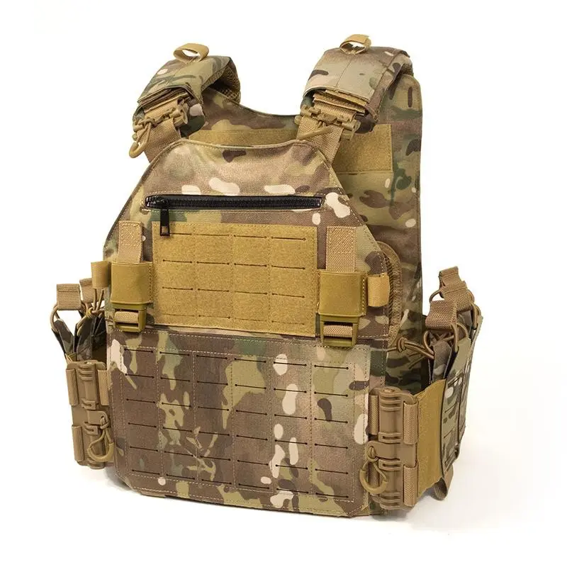 Colete tático multifuncional Coletes Camuflagem Singlet para Exterior