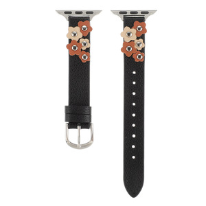 Moda yeni hakiki deri kadınlar için çiçek saat kayışı IWatch sapanlar Band Watchband için Apple serisi 6 5 4 3 2 1 akıllı saat - Product Image 6