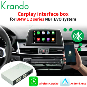 KrandoアップグレードワイヤレスApple CarplayインターフェースBMW F20 F30 F01 F45 F10 Android用自動デコーダーボックスリアビューカメラWiFi BT - Product Image 4