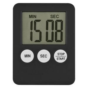 1 pz 9 colori Super sottile schermo digitale LCD Timer da cucina quadrato cottura conto alla rovescia sveglia magnete orologio - Product Image 5