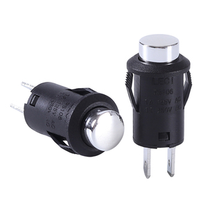 12mm Round Push Button On-Off <strong>Switch</strong> DS-425 Max. Voltage 250v 2PIN Pushbutton <strong>Switch</strong> Electroplated Pushbutton <strong>Switches</strong> - Product Image 1