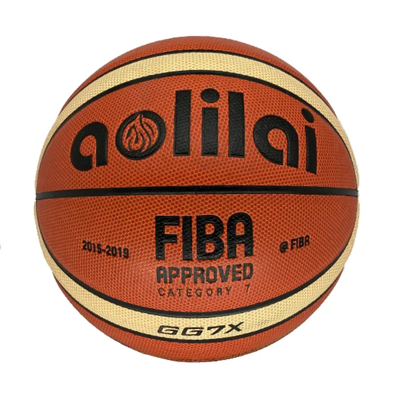 Bolas de baloncesto personalizadas para entrenamiento, Material de cuero PU de alta calidad, Tamaño 7 GG7X, venta al por mayor