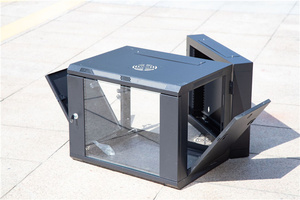 19英寸电信数据墙服务器机架玻璃门小柜4u 6u 9u 12u壁挂式网柜 - Product Image 6