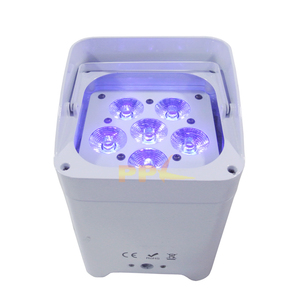 Taşınabilir düğün dekorasyon LED Par APP kontrolü kablosuz DMX IR 6x18w pil ışığı led sahne ışıkları - Product Image 1