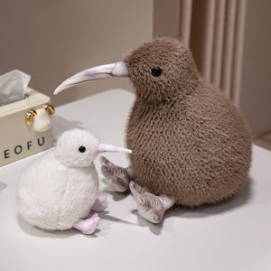 ぬいぐるみ-快適なコンパニオン-超柔らかい動物のぬいぐるみ20cm 3色Asst。リアルなキウイ