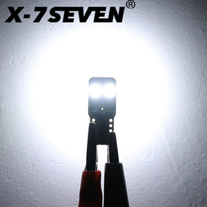 X-7SEVEN T10 LED ışık ampul 6500K beyaz kırmızı Car T10 hata ücretsiz araba Dome harita kapı nezaket plaka gövde ReadingLight - Product Image 3
