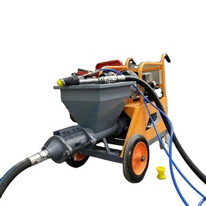 畅销水泥混凝土机电动柴油水泥石膏喷涂机4KW砂水泥喷雾器，提供10m管