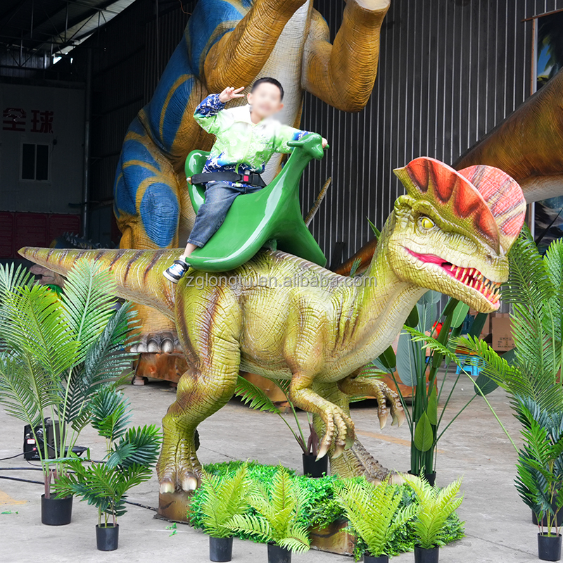Paseos en Dilofosaurio Verde
