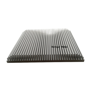Custom Aluminium <strong>Heatsink</strong> Al6063 Aluminium Extruded Heat Sink Black Anodized <strong>Heatsink</strong> Plate - Product Image 2