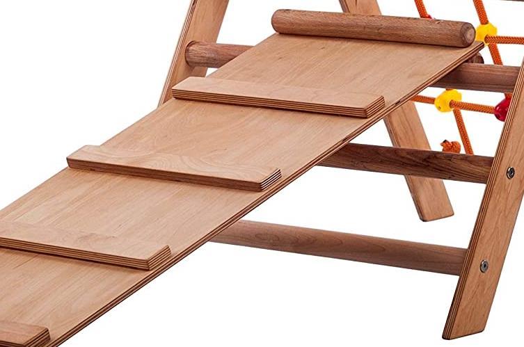 Multi Function Montessori Climbing Set Pickler Triangle Wooden Climber GYM Playground Climbing Triangle