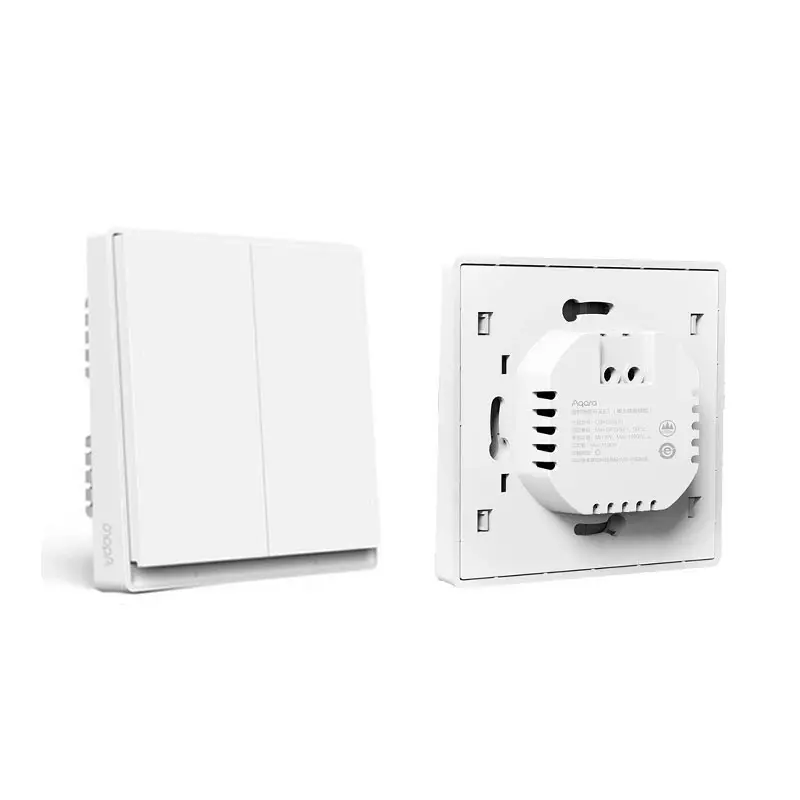 Vendita calda telecomando Wireless ZigBee 3.0 EU Xiaomi Mijia Aqara Smart Wall Switch E1 funziona con Homekit