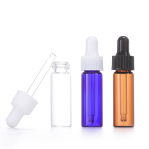 RUIPACK 2毫升3毫升5毫升小琥珀色玻璃滴管瓶迷你玻璃瓶带移液管滴管 - Product Image 3