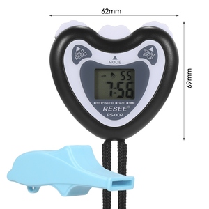 Cronometro digitale e fischietto Timer sportivo con allarme calendario orario per la maratona di corsa per allenatori e arbitri - Product Image 6