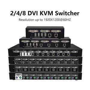 1080P 2 Ports DVI <strong>Switch</strong> 2 in <strong>1</strong> Out DisplayPort <strong>KVM</strong> Switcher with <strong>KVM</strong> USB2.0 HUB