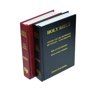 Özel İncil kitap baskısı Kjb İngilizce sürüm çalışma baskı Mini kağıt tür dergisi PU kapak kutsal İncil - Product Image 3