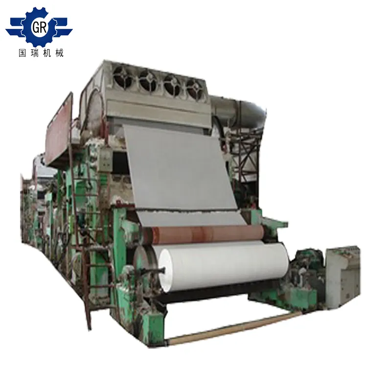 Machine de traitement du papier de déchets, traitement des mouchoirs, rouleaux jumbo, 1-1575mm, machine de fabrication de papier toilette