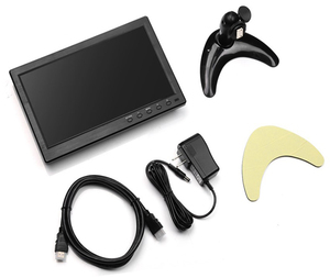 Monitor a color LCD de pantalla ancha de 10,1 pulgadas, 1024x600, monitor de pantalla inversa con indicador LED de 10 pulgadas con entrada de Audio USB AV VGAHDMI - Product Image 6