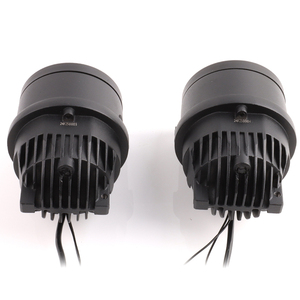 <strong>LED</strong> Fog Driving Lights Tri <strong>Color</strong> <strong>Bi</strong> <strong>Led</strong> Fog Light 110W Hi/Lo Beam White Yellow Biled Projector Lens 3 Inch for Any Car