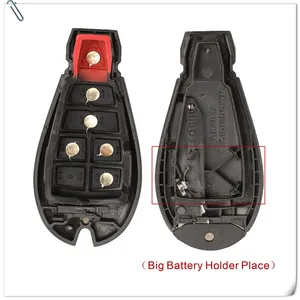 Chrysler Town & Country için uzaktan akıllı araba anahtarı kabuk Fit Jeep Grand Cherokee Dodge Magnum Durango 2/3/4/5/6/7 düğme fob durumda - Product Image 6