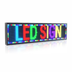 Открытый программируемый Wi-Fi контроль P10 открытый полноцветный RGB светодиодный знак прокрутки светодиодный экран - Product Image 1