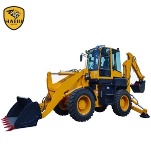 HAIJU Newest Yellow Backhoe Loader WZ40-30 Hydraulic Multi <strong>Functional</strong> Front Loader Backhoe Digger 4x4WD With Factory Price - Product Image 5