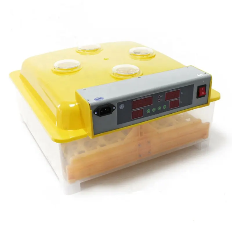 Mini incubadora para ovos, incubadora inteligente controlo automático de ovos de galinha, 16/24/30/36/48/56/96/112/72/120