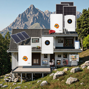 高效离网3kw 5kw 10kw太阳能家用系统5000瓦家用太阳能系统家用电源套件 - Product Image 1