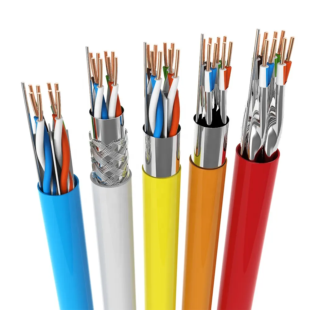 สายแลนสำหรับเชื่อมต่อกับเครือข่าย CAT6A สายแลน4PR CAT6สายแลน