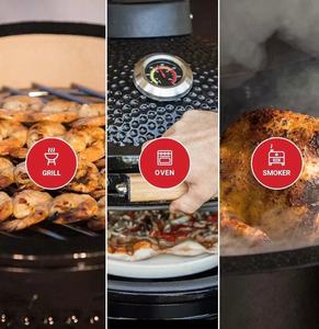 Mcd 27inch BBQ nướng gấp di động thép không gỉ bảng Kamado vườn Patio sân sau BBQ nướng - Product Image 1