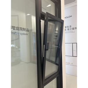 カスタマイズされたセキュリティアルミニウムチルトと回転窓窓モダンな防音アパート水平用 - Product Image 2