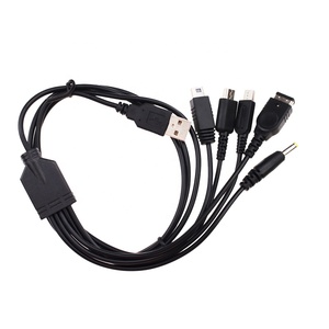 1.2m oyun kablosu hızlı şarj 5 in 1 USB şarj aleti güç kablo kordonu için Nintendo 3DS XL NDSI LL NDS Lite Wii U GBA SP PSP - Product Image 2