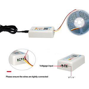 DC 5V-24V Tuya Беспроводной светодиодный контроллер Wi-Fi приложение Alexa Google Smart Voice DIM CCT RGB RGBW RGBCCT для светодиодной ленты - Product Image 3