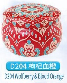 D204 Wolfberry y naranja sangre