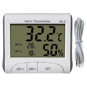 AL-2 kế kỹ thuật số ẩm kế màn hình lớn thông minh báo động nhiệt kế cho độ ẩm và đo nhiệt độ - Product Image 1