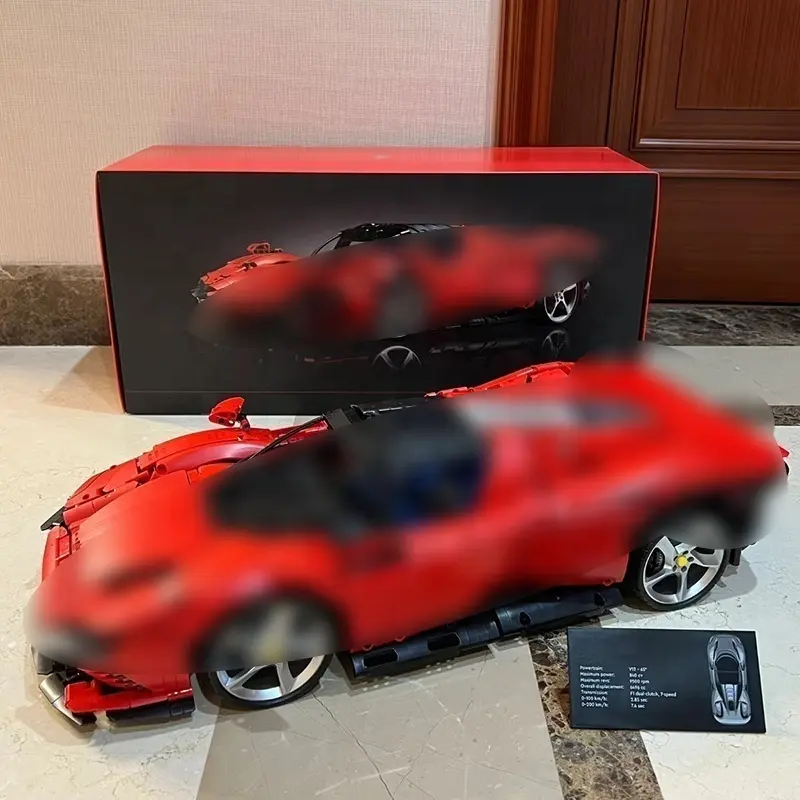 Nuovi 3778 pezzi 50003 tecnico ferrariing daytonaed sp3 42143 modello di Supercar che costruisce blocchi di auto sportive giocattoli regalo di compleanno per bambini