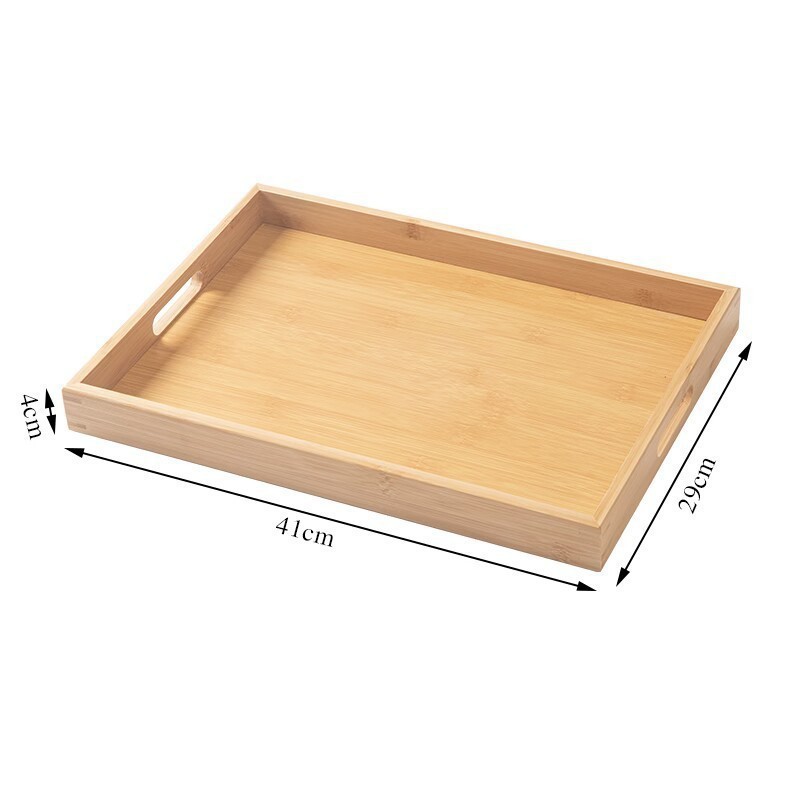 Bandeja con asa plana, tamaño grande, reforzada, 41*29*4 cm.