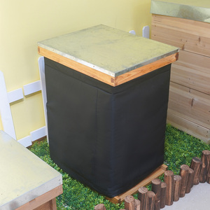Winter Bee Hive Wrap- 2 Deep Boxes &amp; 1 Medium Box 600D Oxford Beehive Winter Protection Cover - Product Image 5