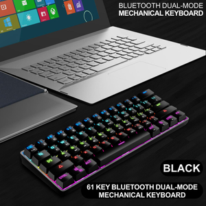 Teclado mecánico inalámbrico K28, dispositivo sensible con largo tiempo de espera, ergonómico, BT, 5,0, tipo-c, fácil de limpiar para juegos - Product Image 4