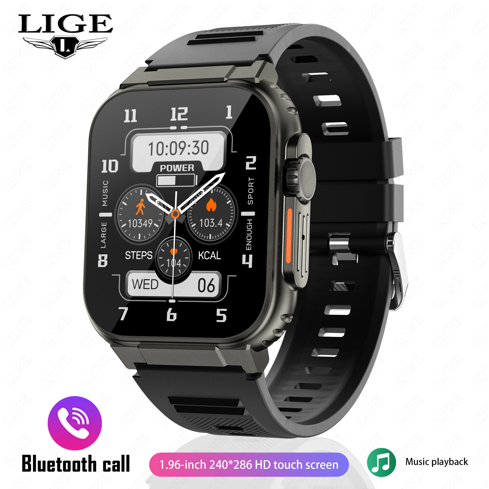 A - Black silicone