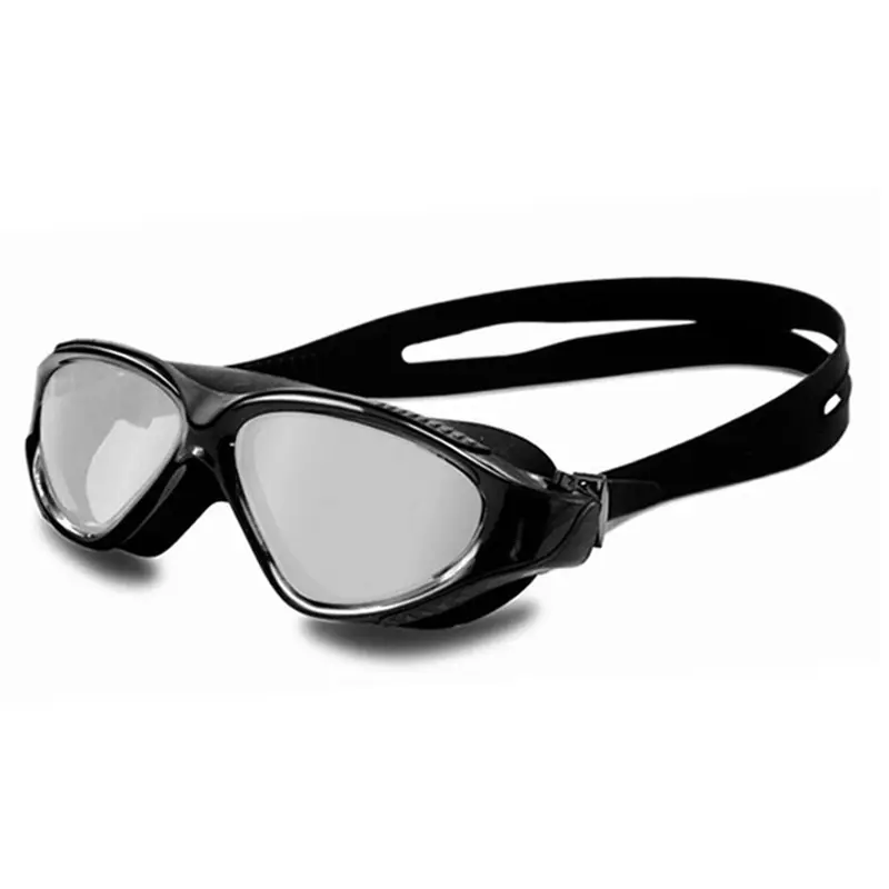 Óculos de natação profissional para triatlo, óculos de proteção com lente grande, resistente a UV e antiembaçante, para PC