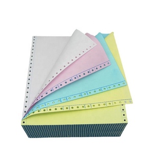 Papel de impresión continua por ordenador NCR de 1-6 capas al por mayor, papel impreso por ordenador